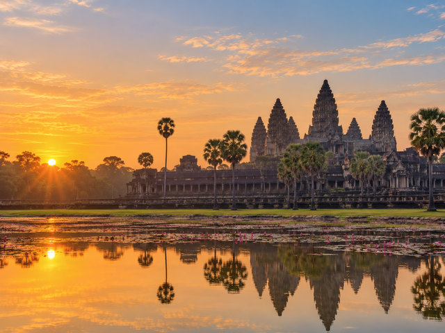 Angkor Wat at sunset
