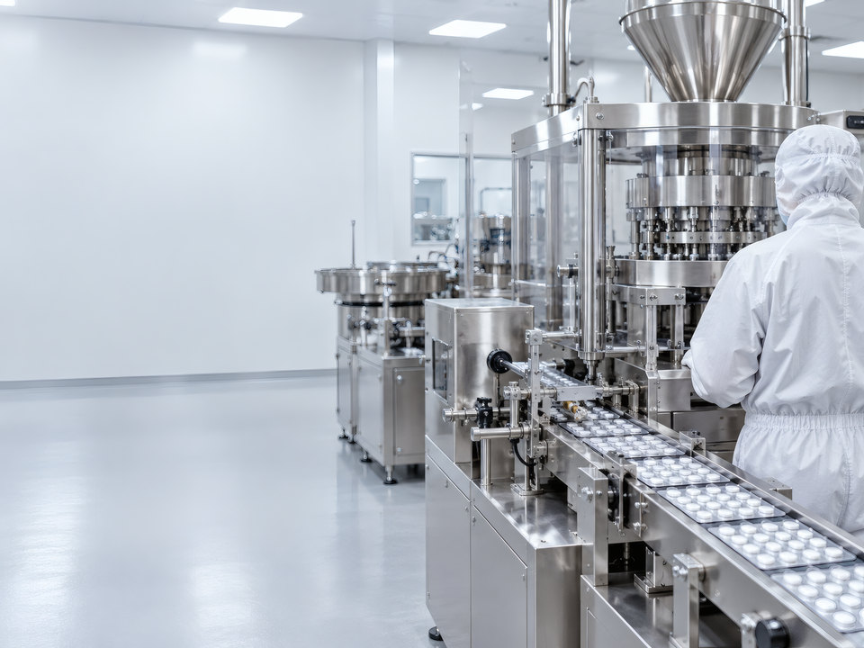 Pharmaceutical production interior