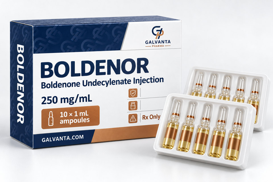 Boldenone Undecylenate packaging.