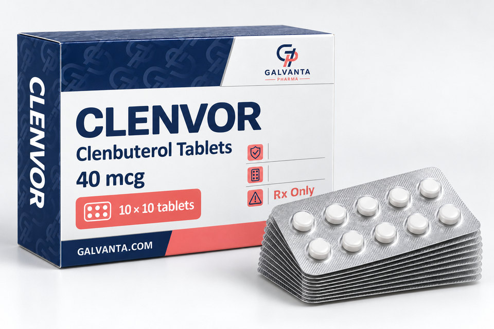 Clenbuterol packaging.