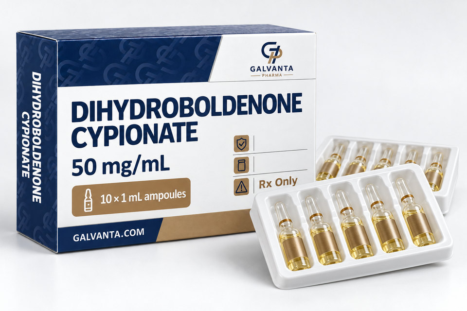 ការវេចខ្ចប់ Dihydroboldenone Cypionate។