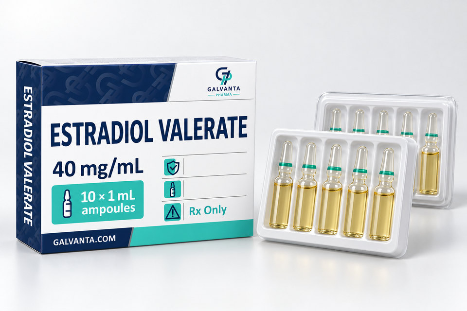 Estradiol Valerate packaging.