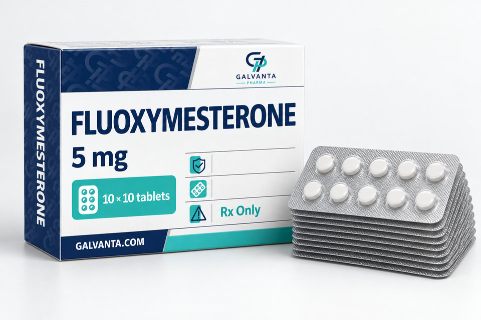ការវេចខ្ចប់ Fluoxymesterone។