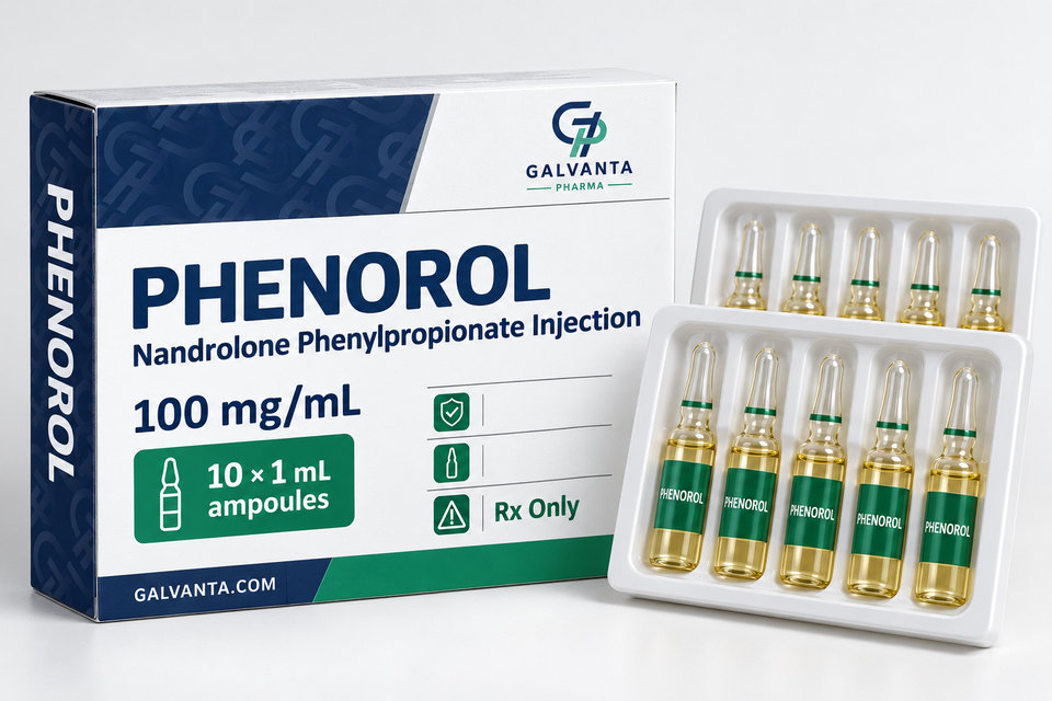 Nandrolone Phenylpropionate packaging.