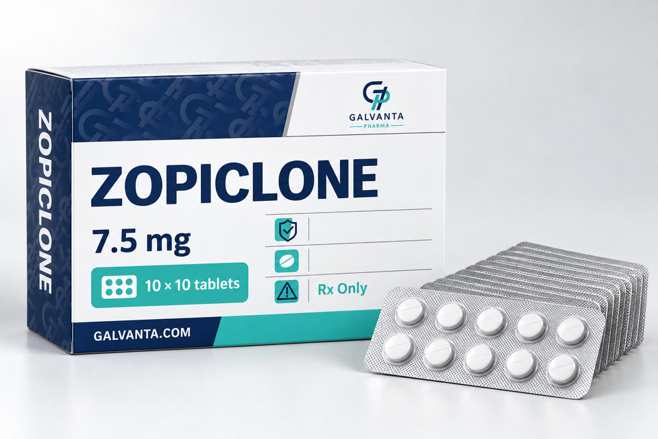 Zopiclone packaging.